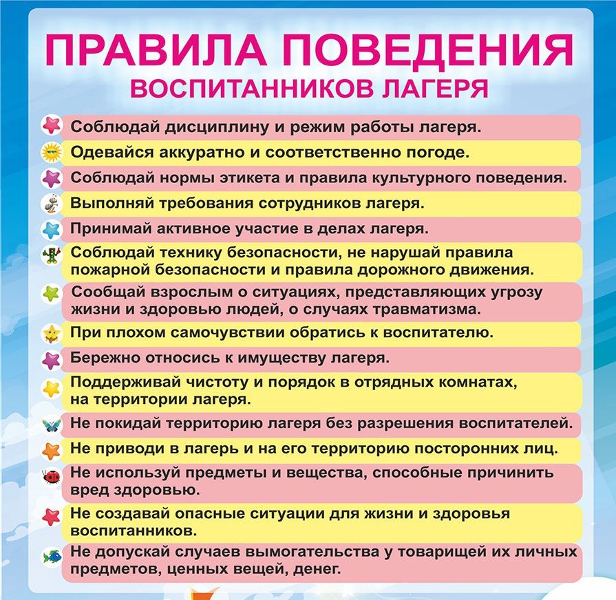 Правила безопасности.